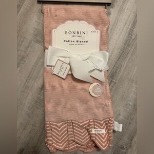 Bonbini Pink Cotton Blanket